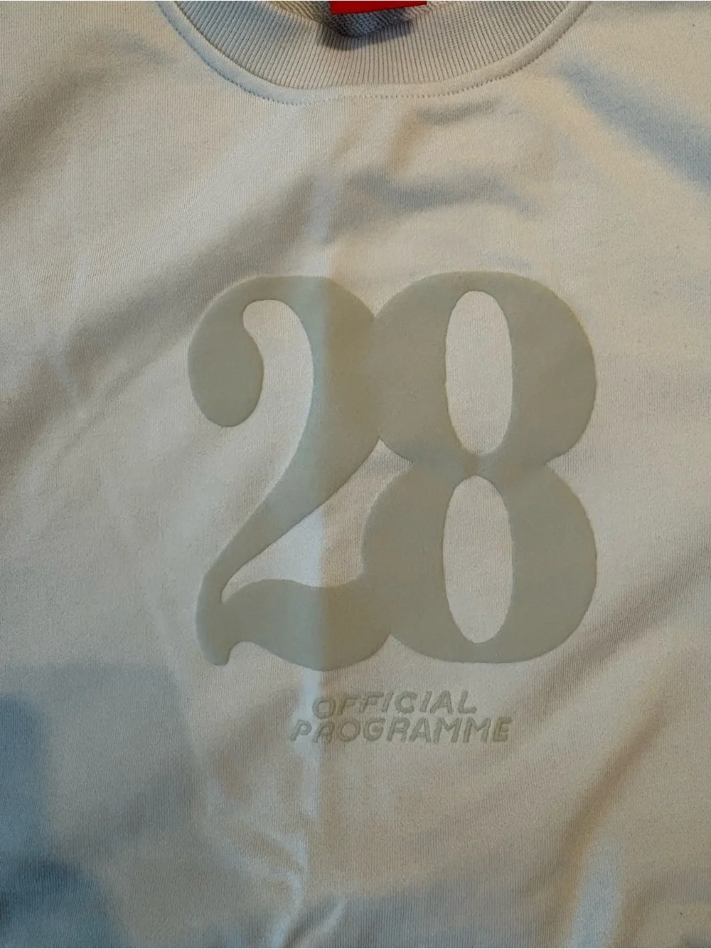 28 Official Programme Ecru Sweatshirt XL, Louis Tomlinson 28OP Clothing - Picture 7 of 16